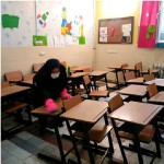 پاک سازی و ضدعفونی مدرسه برای چندمین بار